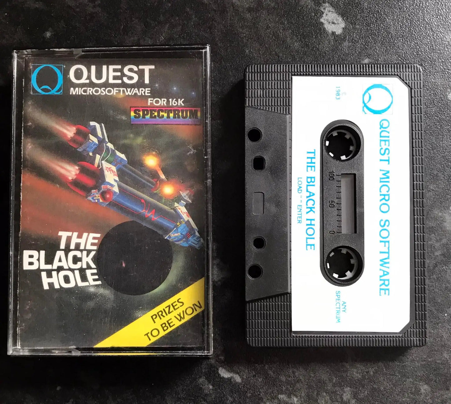 The Black Hole (Working), ZX Spectrum, by Quest Magretro
