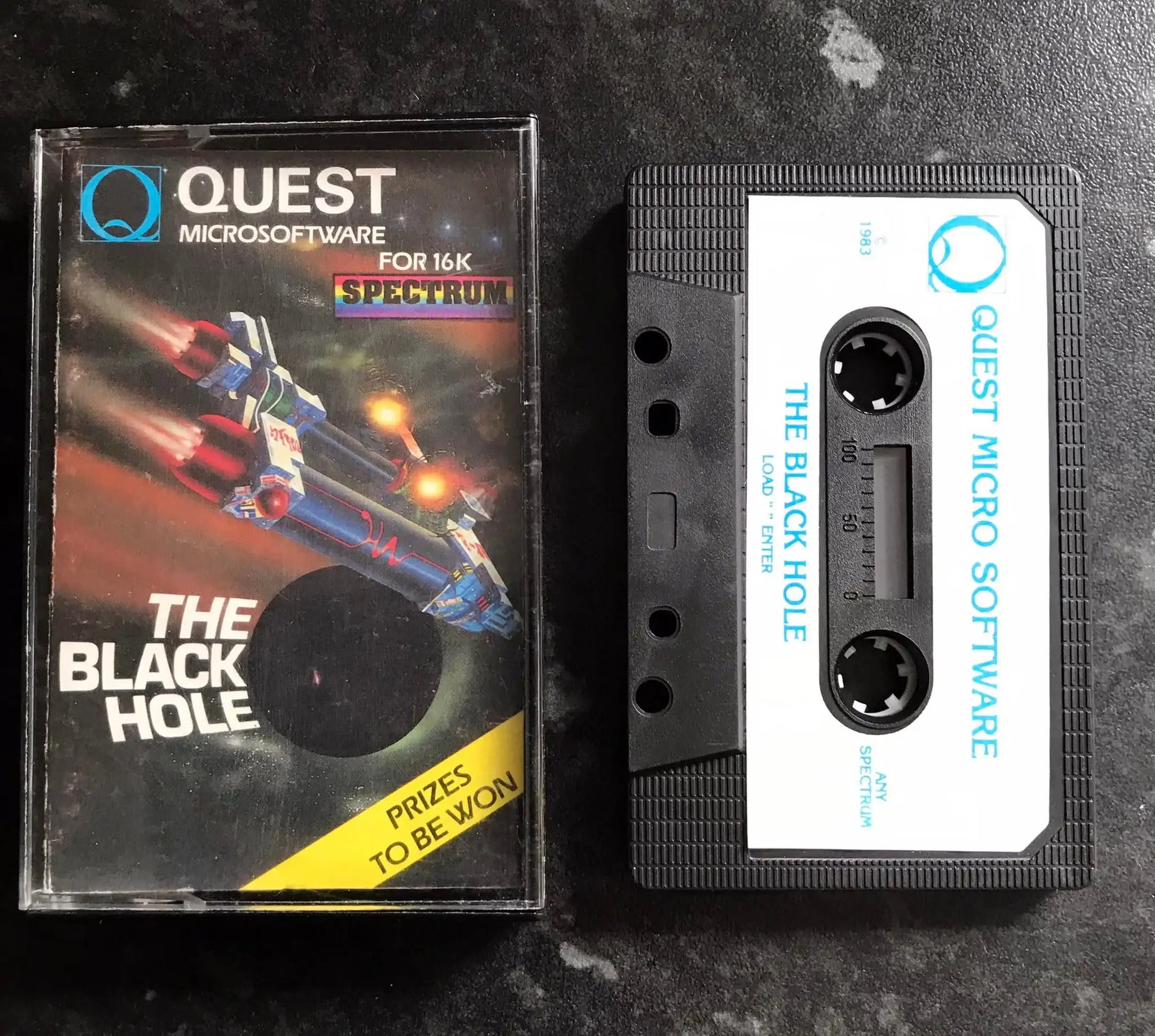 The Black Hole (Working), ZX Spectrum, by Quest Magretro