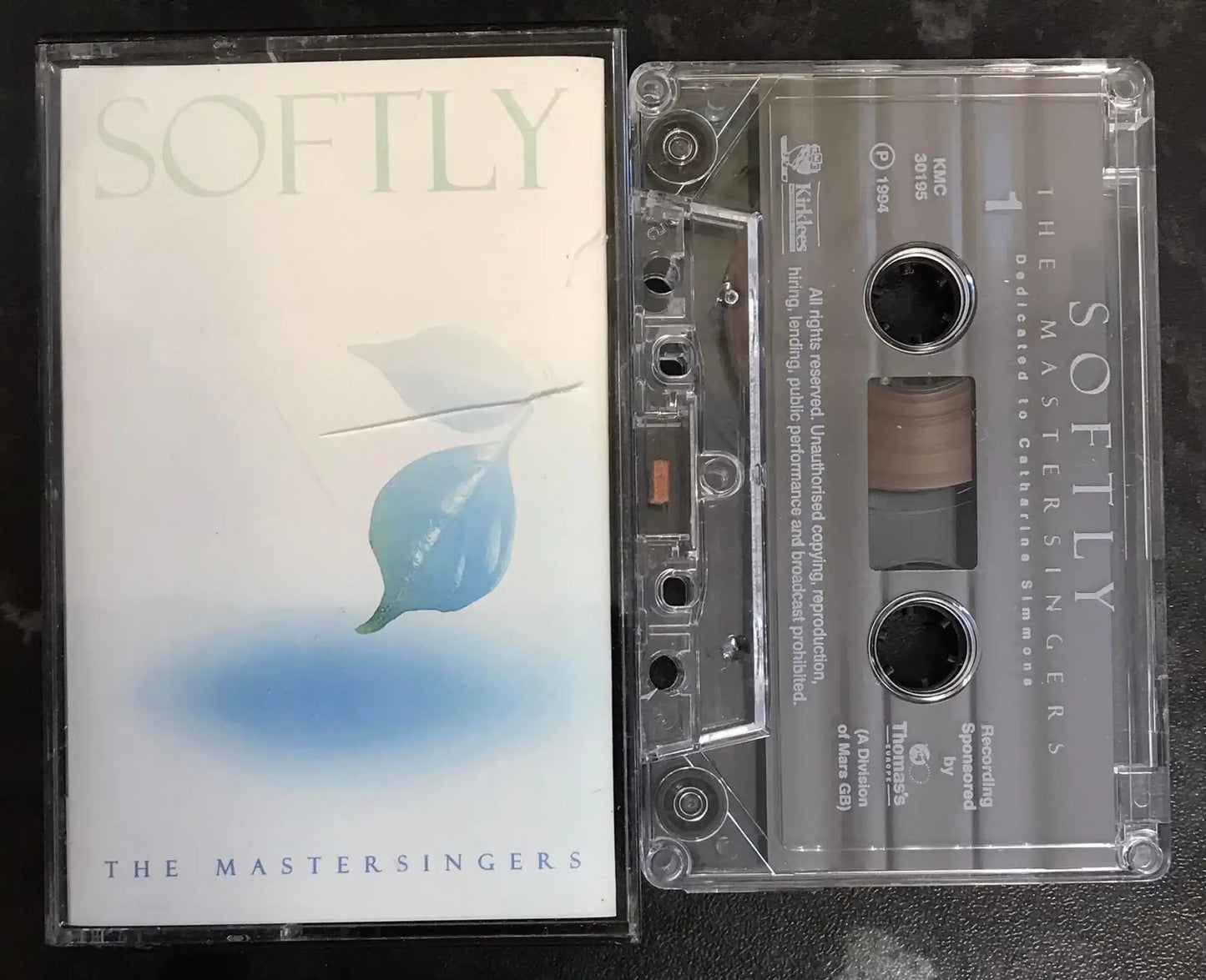 Softly Album, The Mastersingers, Dedicated to Catherin Simmons, KMC 30195 Magretro