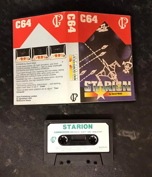 Starion, C64 Game, by Guild Publishing, WORKING Magretro