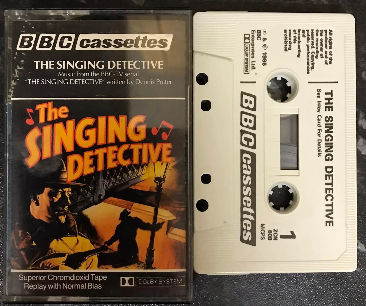 The Singing Detective Album, BBC Cassettes, ZCN 608, Vintage Cassette Magretro
