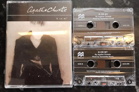 N or M? Audiobook, Agatha Christie, MAB 278, Vintage Cassette Magretro