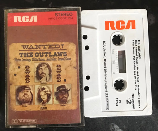 Wanted, The Outlaws Album, RCA, PK 11724, Vintage Cassette Magretro