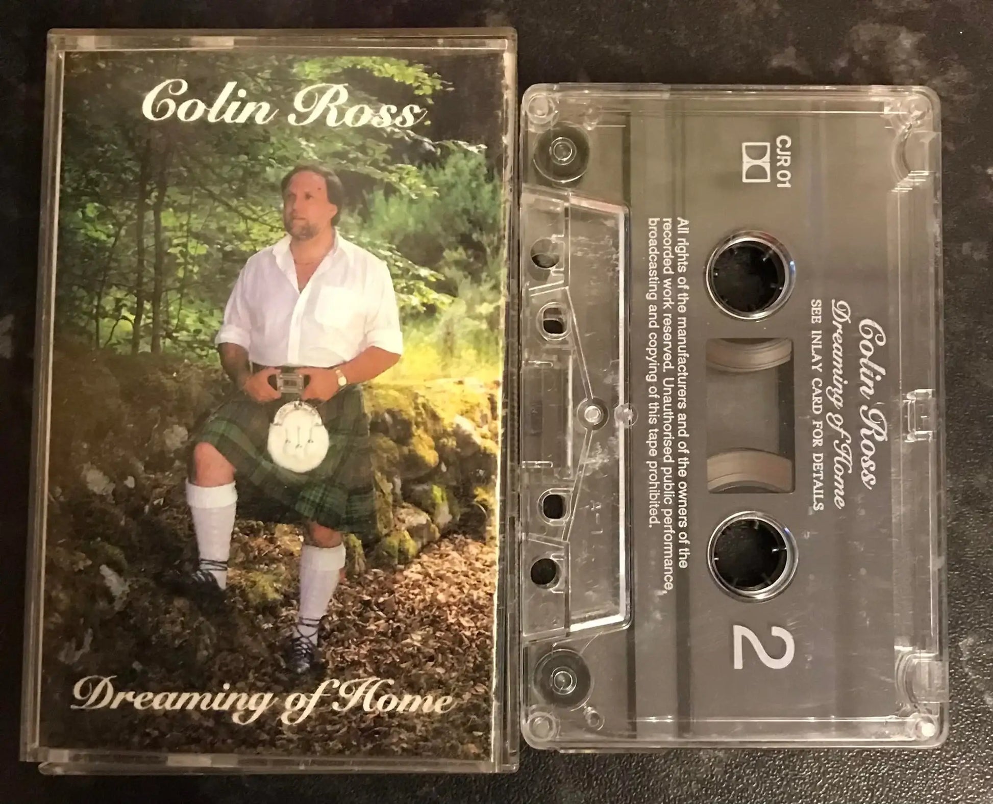 Colin Ross, Dreaming Of Home Album, CJR 01, Vintage Cassette Magretro