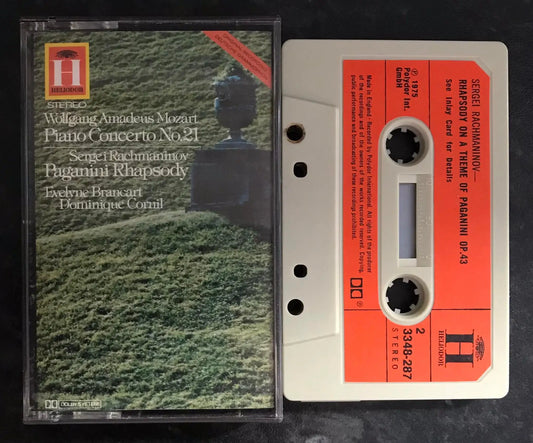 Mozart Piano Concerto no 21, and Sergei Rachmaninov, 3348 287, Vintage Cassette Magretro