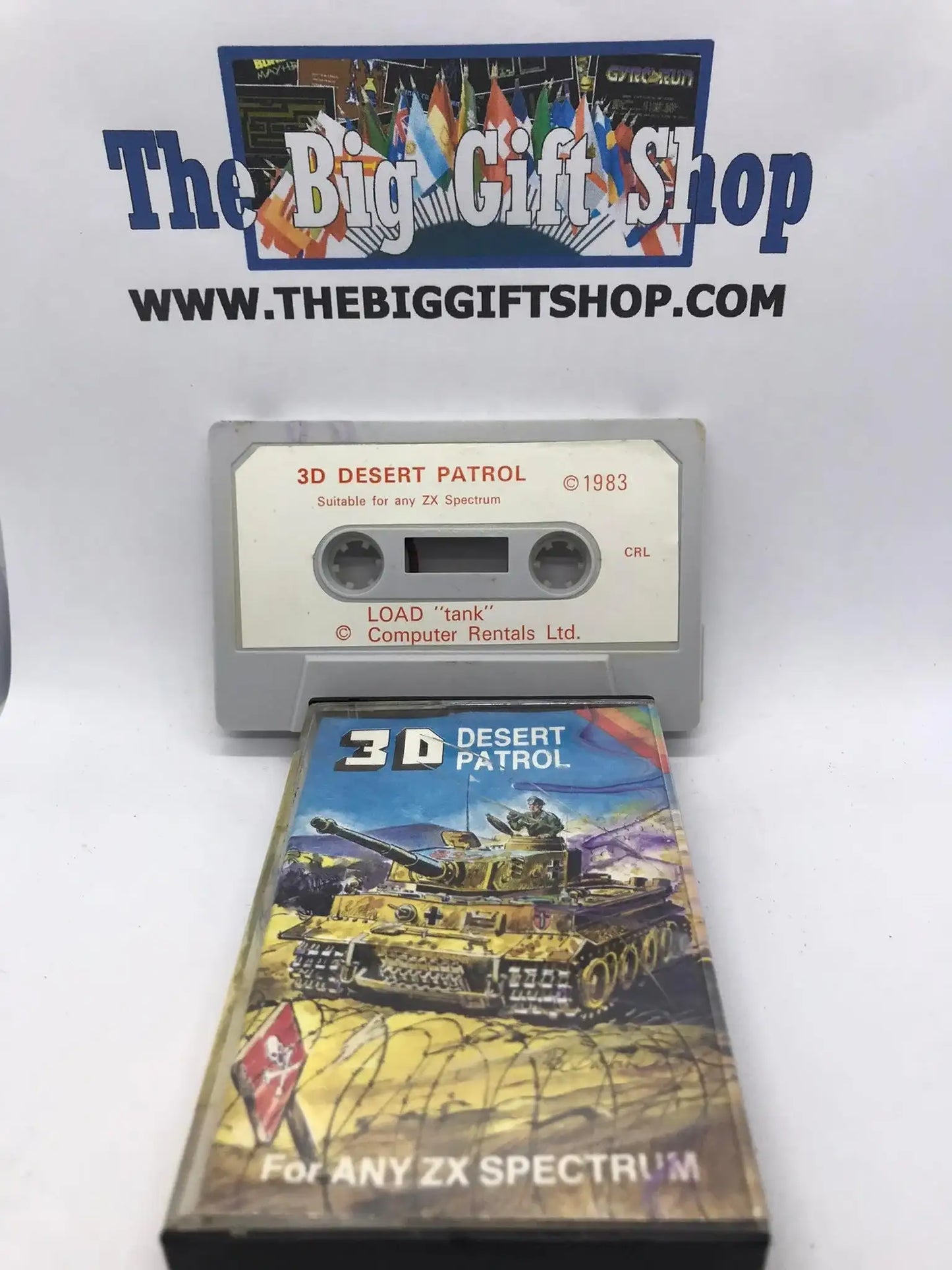 3D Desert Patrol, ZX Spectrum by CRL Group, Working Magretro