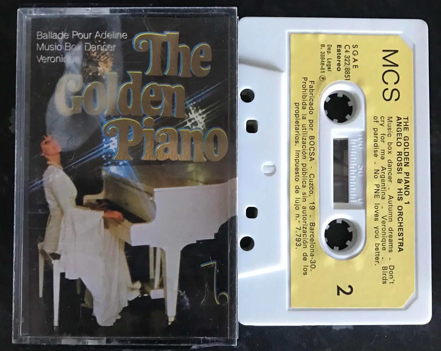 The Golden Piano 1 Album, Music 2001, C4 322/8851, Angelo Rossi Magretro