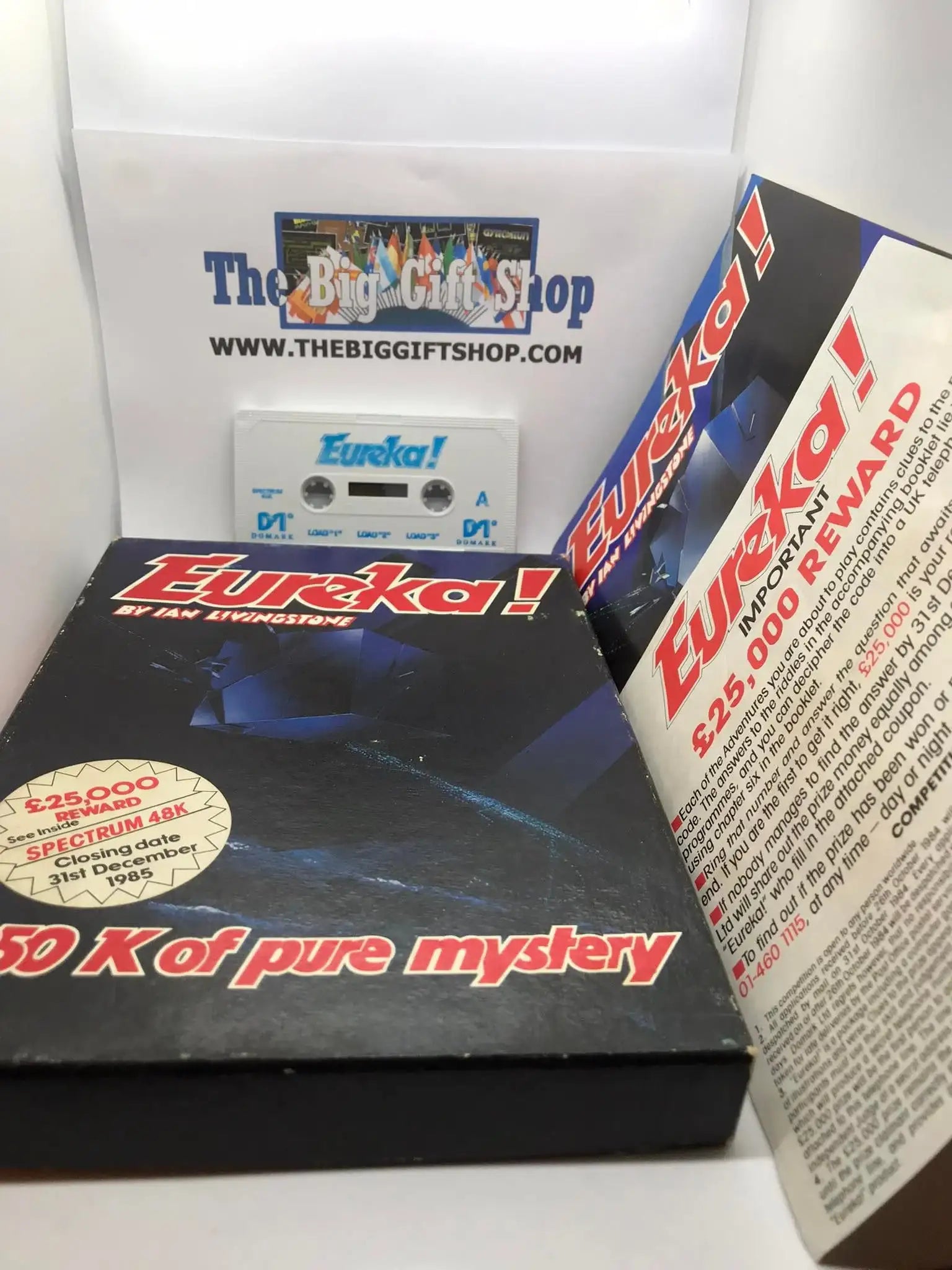 Eureka! (Tested Working), ZX Spectrum, Released by Domark Ltd Magretro