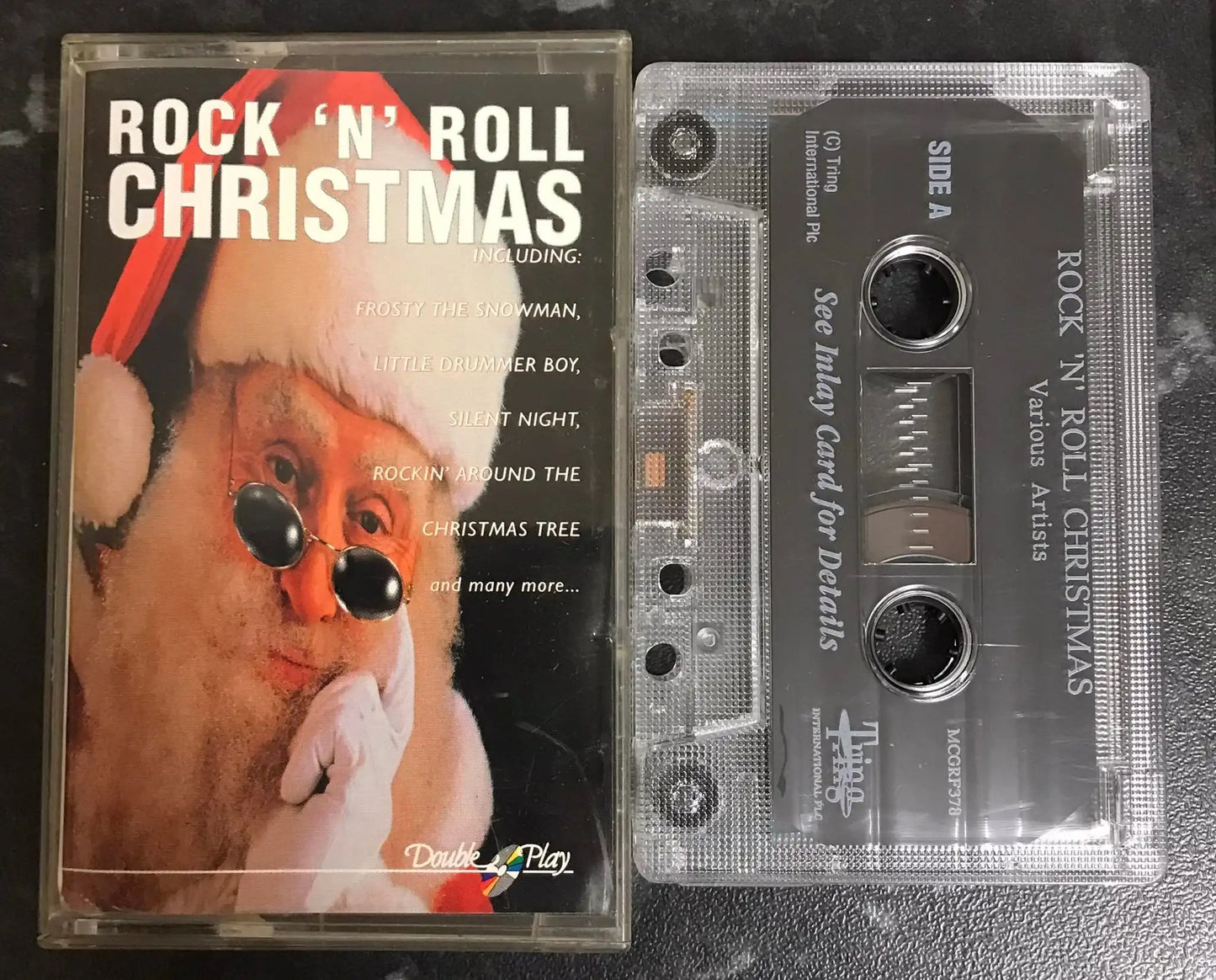 Rock 'n' Roll Christmas Album, Tring, mcgrf 378, Vintage Cassette Magretro
