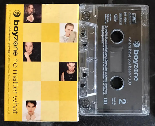 Boyzone, No Matter What Single, POLYDOR, 567-566-4, Vintage Cassette Magretro