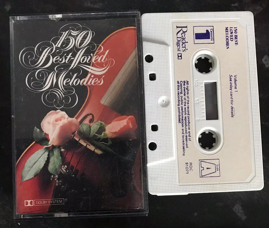 150 Best Loved Melodies, Volume 1, RDC91071, Vintage Cassette Magretro