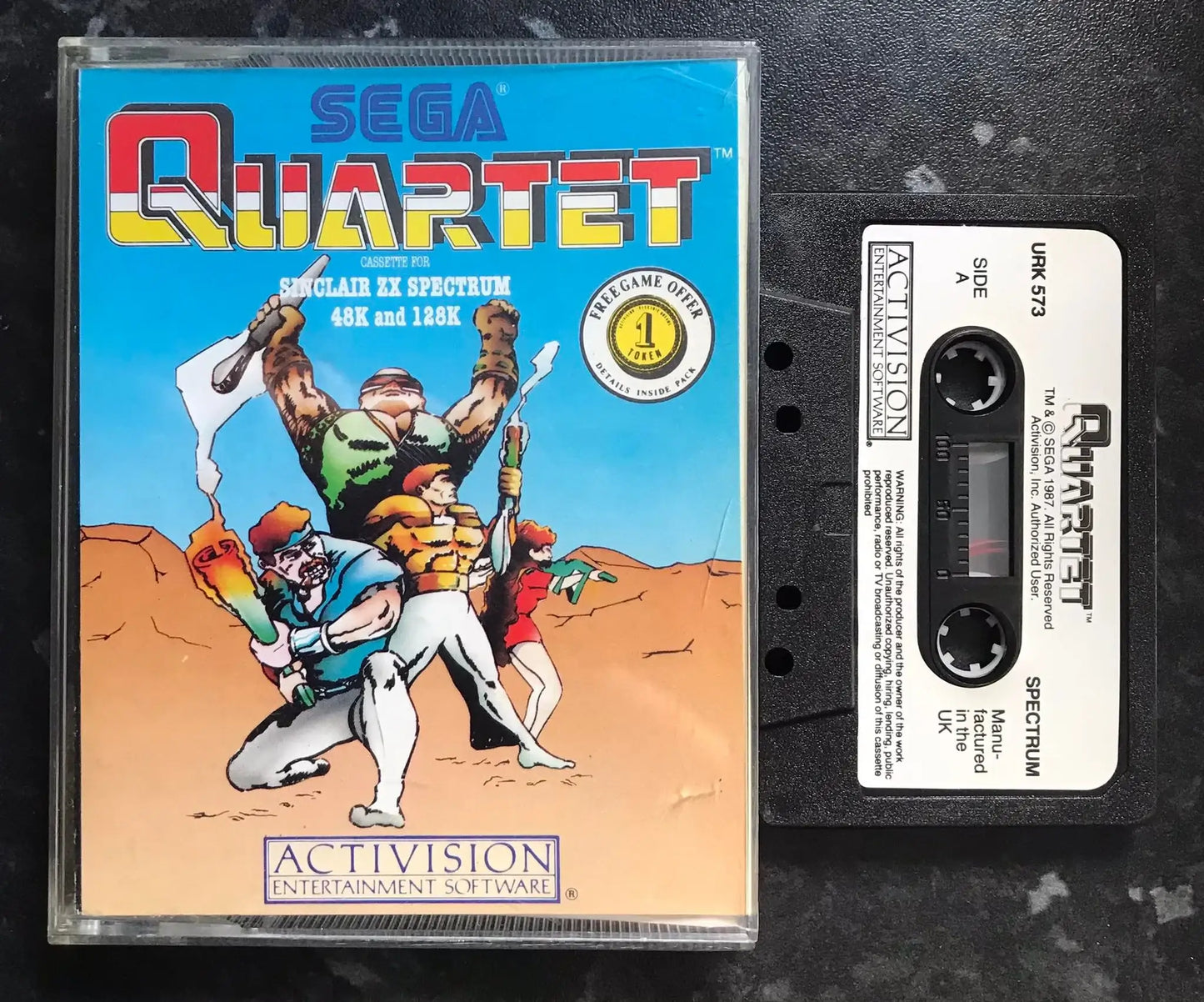 Quartet, ZX Spectrum, by Activision, RARE Magretro