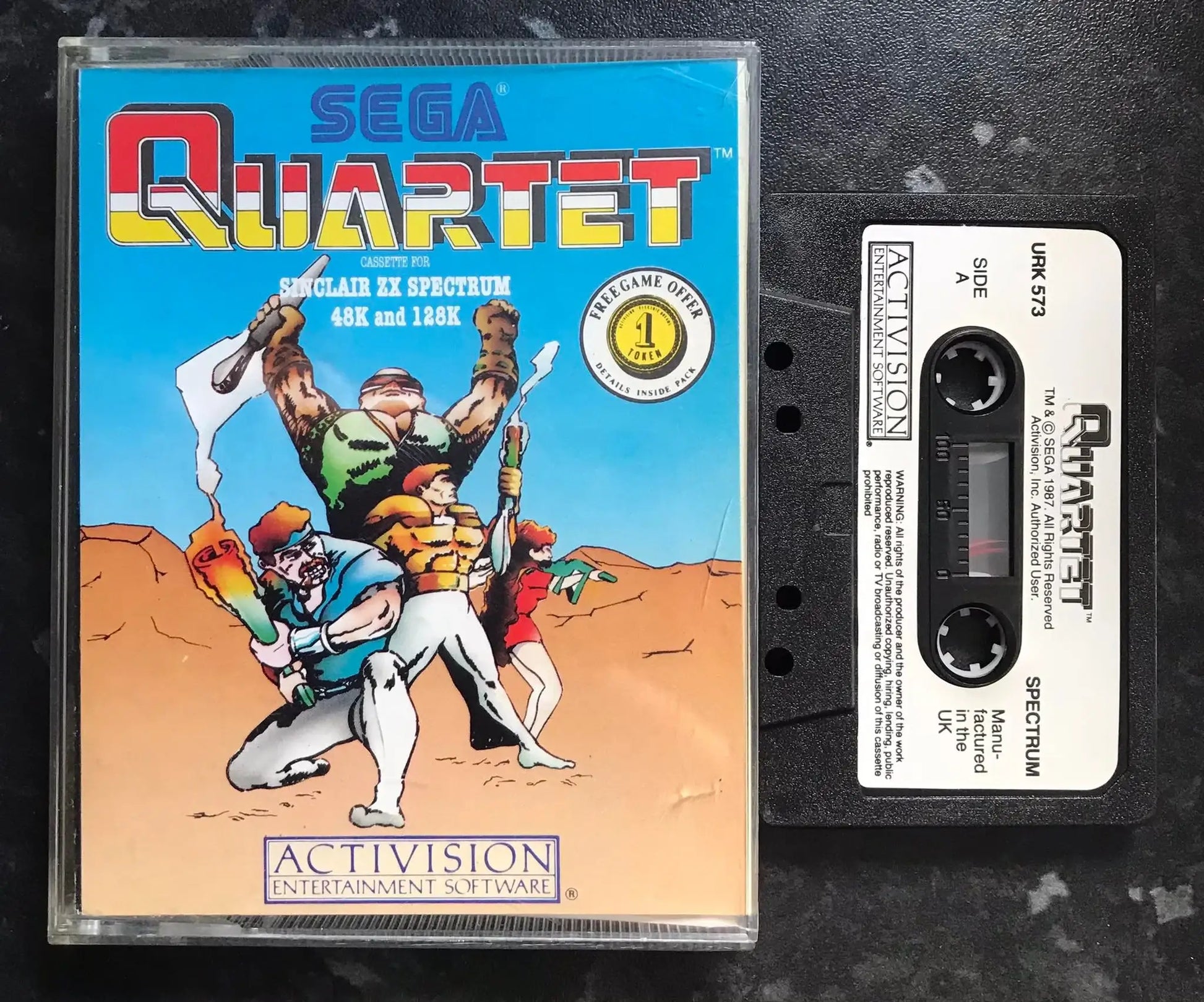 Quartet, ZX Spectrum, by Activision, RARE Magretro