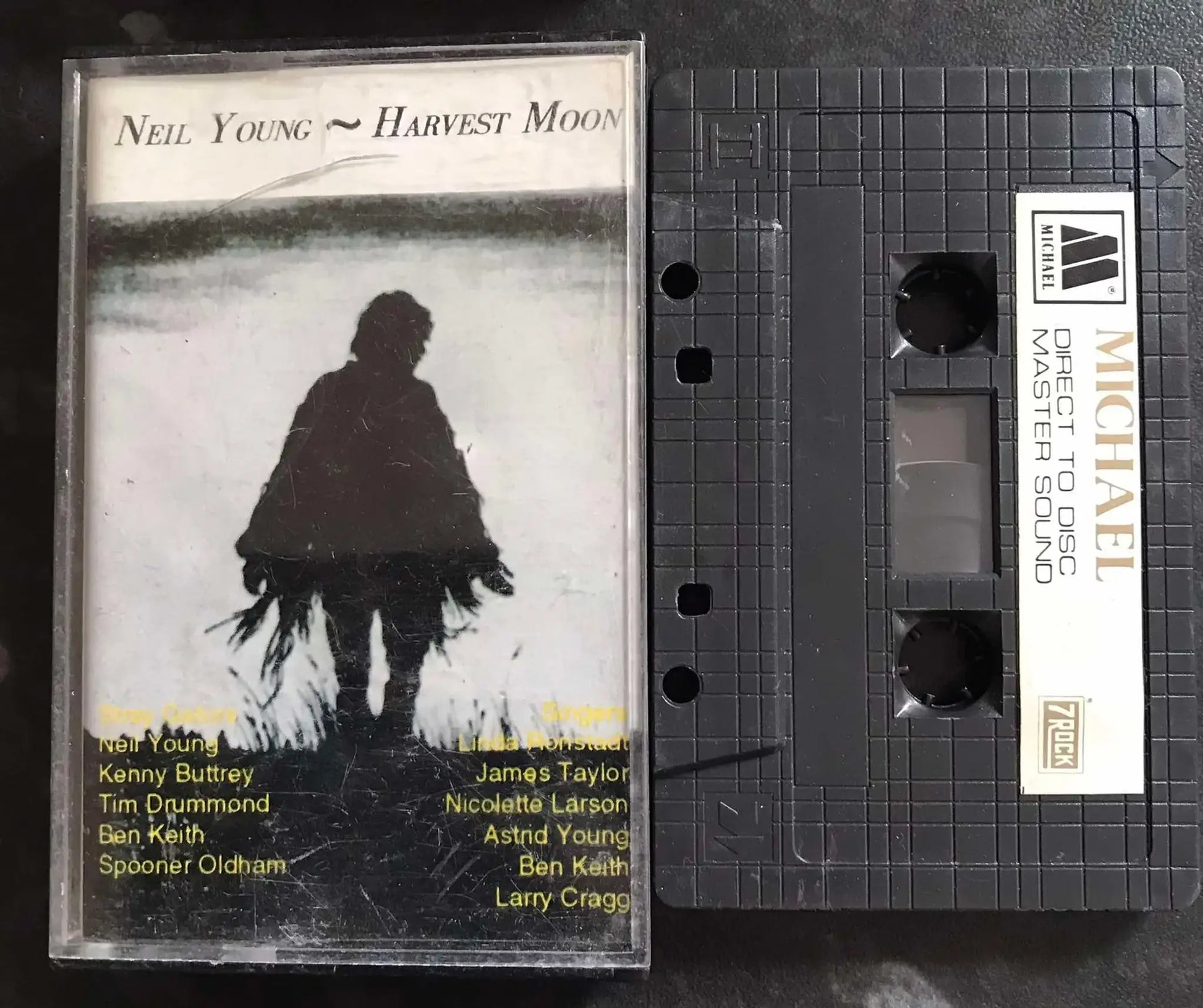 Neil Young, Harvest Moon Album, Bootleg Michael label, Vintage Cassette Magretro