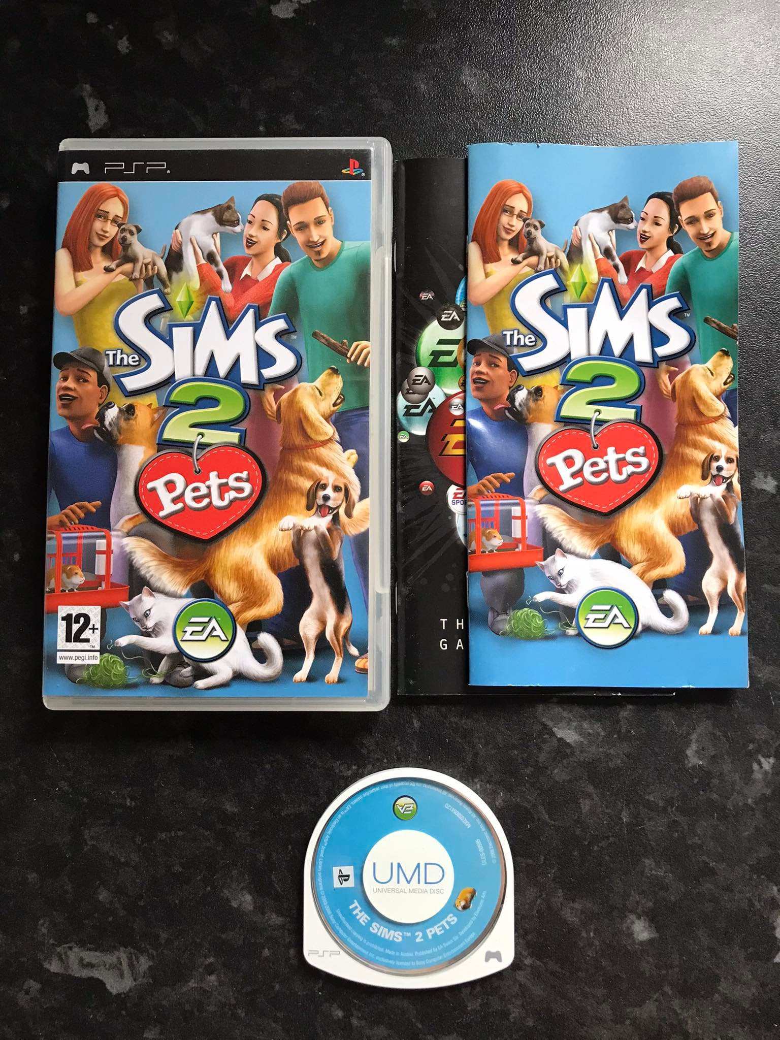 the sims 2 pets, PSP game, with box Magretro