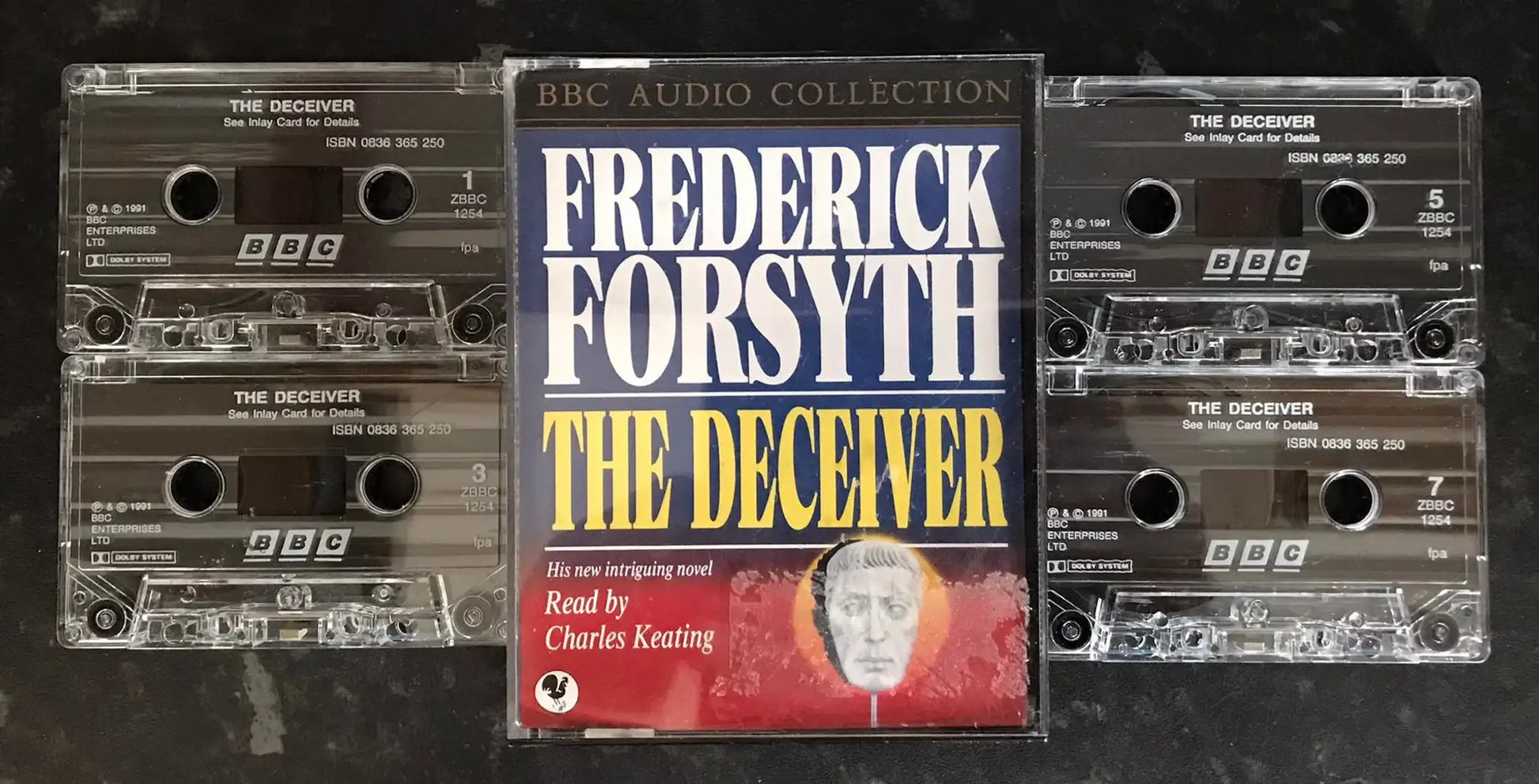 The Deceiver Audiobook, Frederick Forsyth, Vintage Cassette Magretro