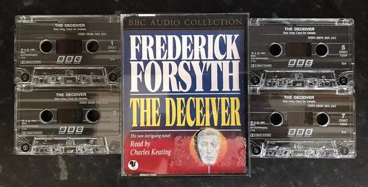 The Deceiver Audiobook, Frederick Forsyth, Vintage Cassette Magretro