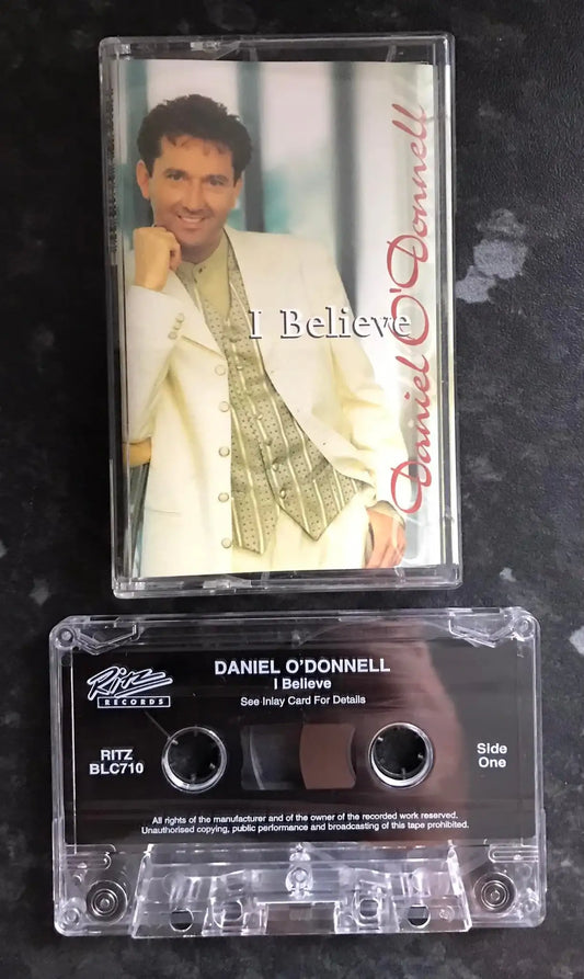Daniel O'Donnell, I Believe Album, Ritz Records, RITZ BLC 710, Vintage Cassette Magretro