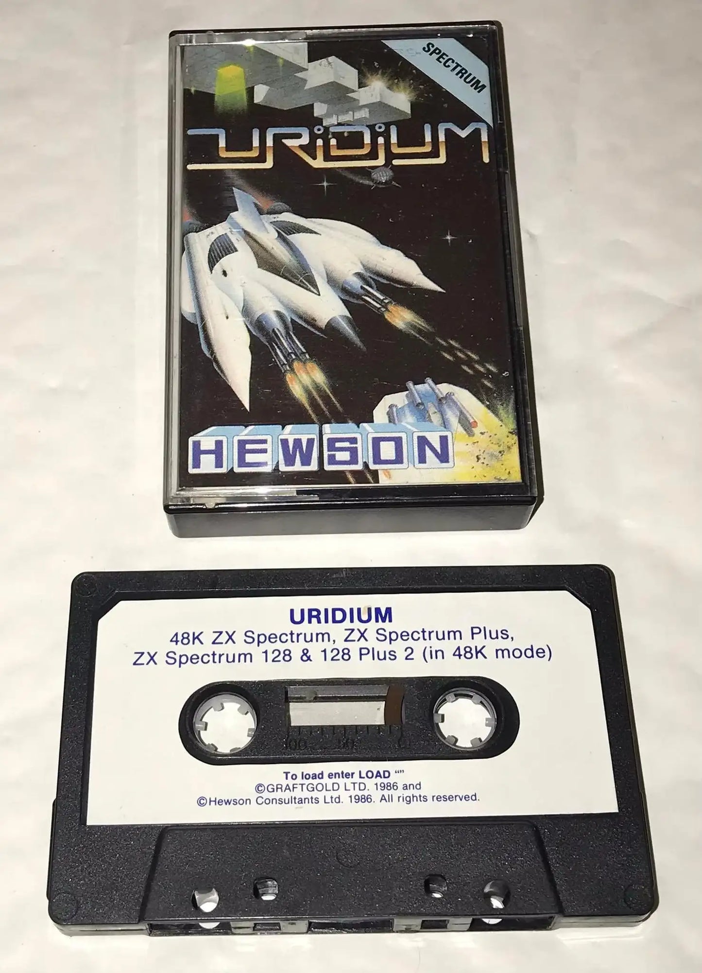 Uridium, ZX Spectrum game by Hewson, Working Magretro