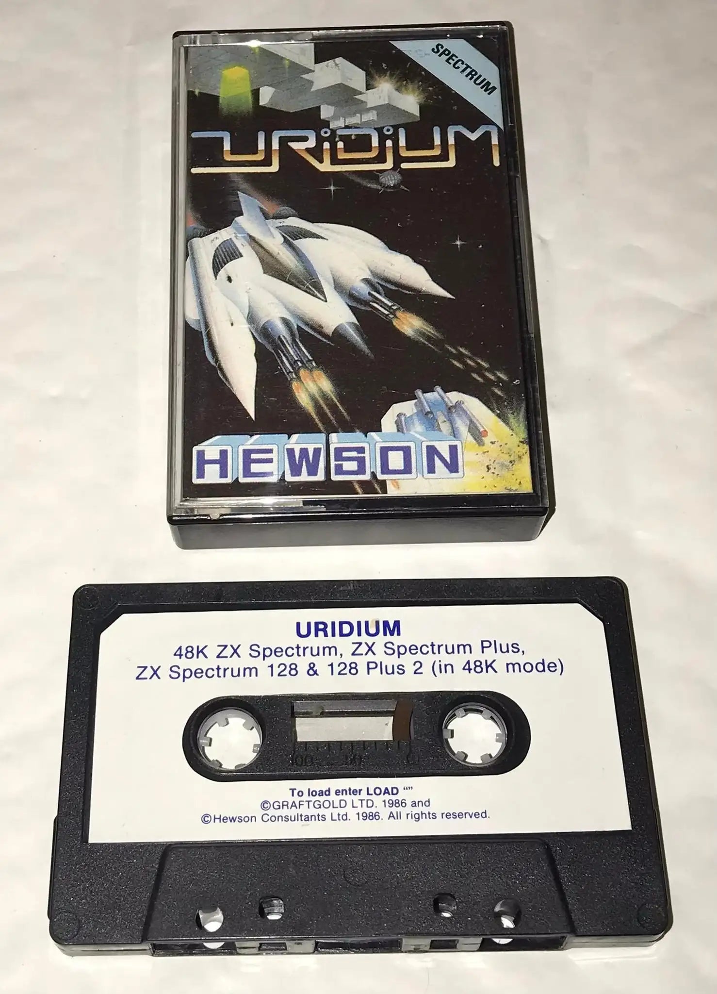 Uridium, ZX Spectrum game by Hewson, Working Magretro