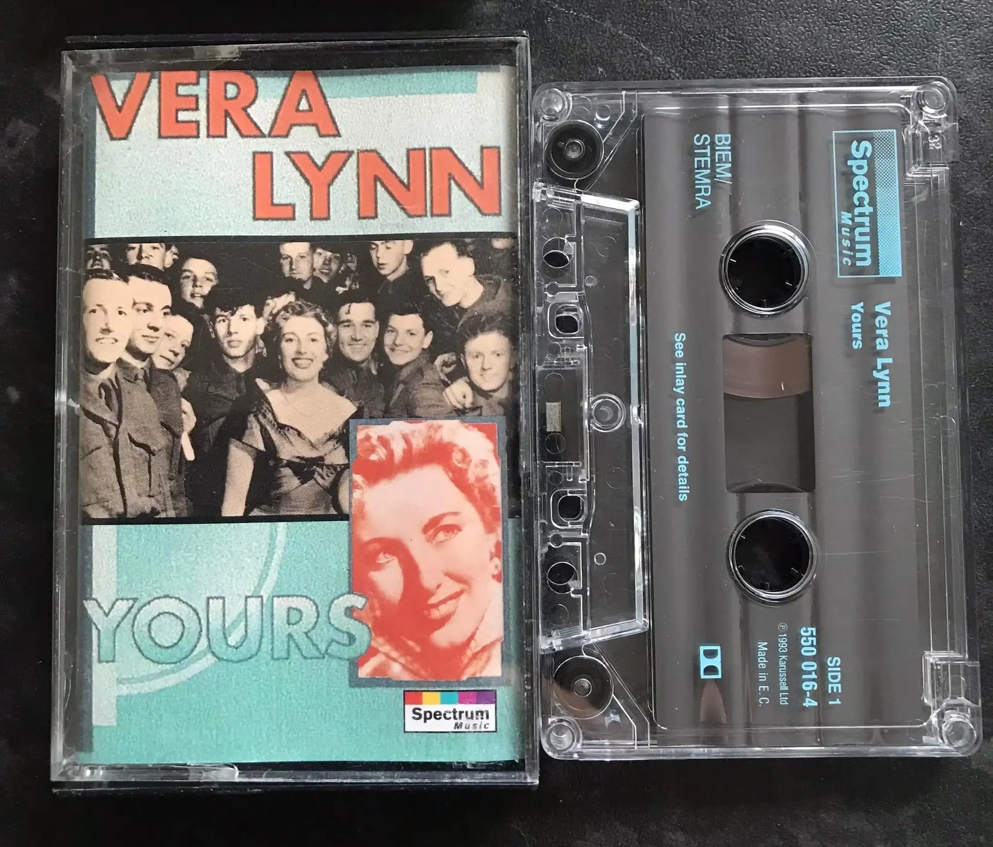 Vera Lynn, Yours Album, Spectrum Music, 5500164, Vintage Cassette Magretro