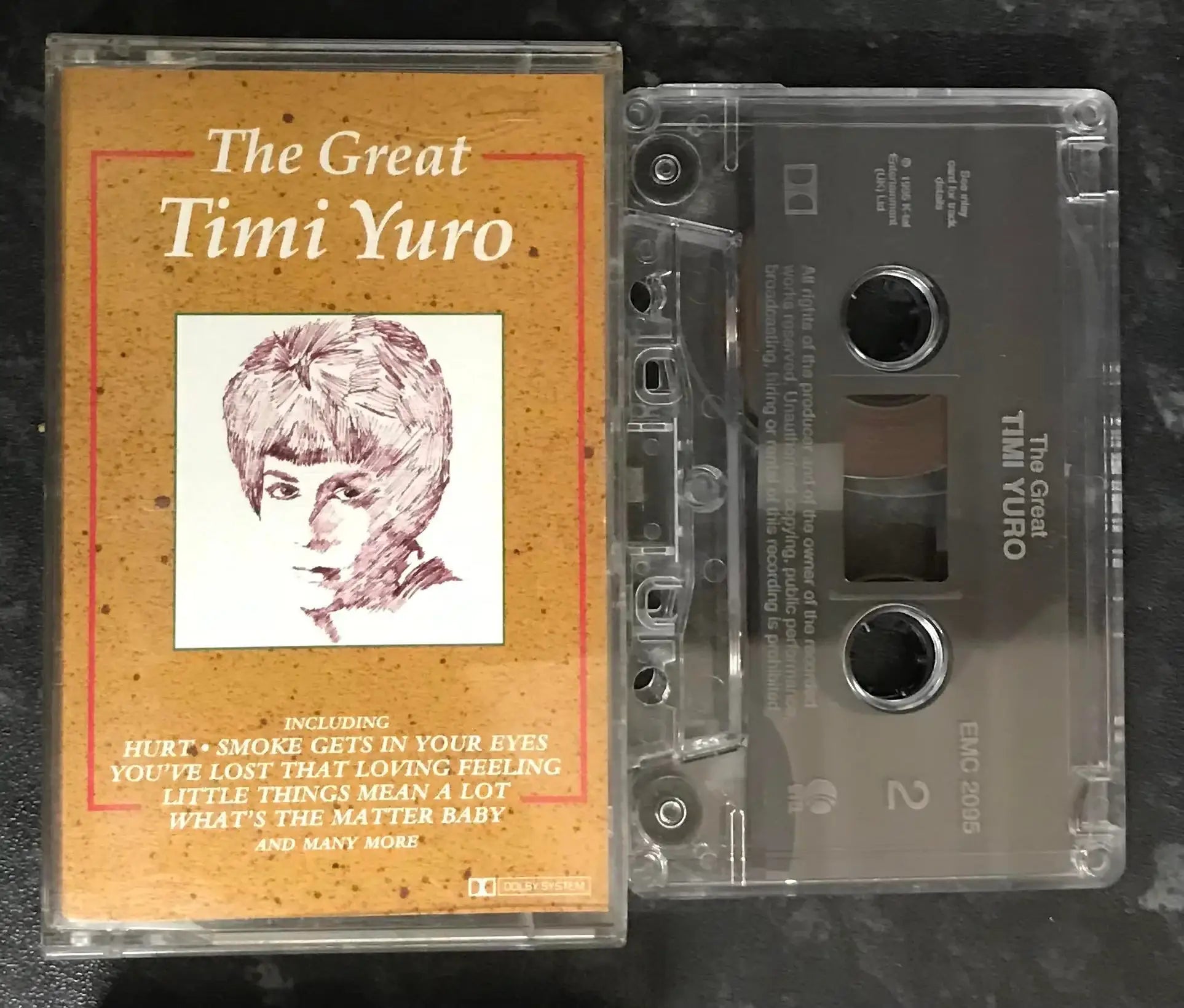 The Great Timi Yuro Album, K-Tel, EMC 2095, Vintage Cassette Magretro