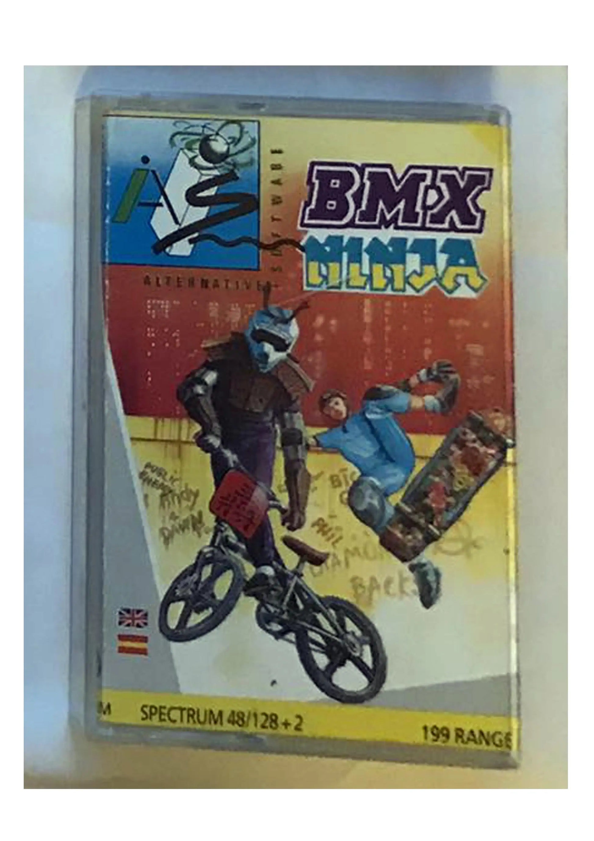 BMX Ninja, ZX Spectrum by Alternative Games, Working Magretro