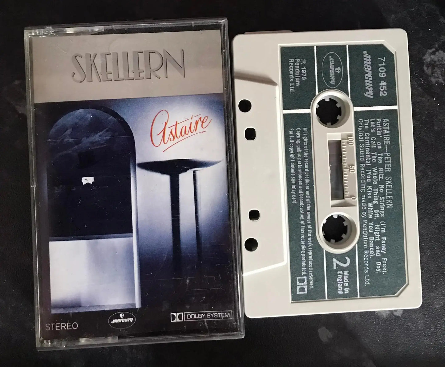 Skellern, Astaire Album, Mercury,7109 452, Vintage Cassette Magretro