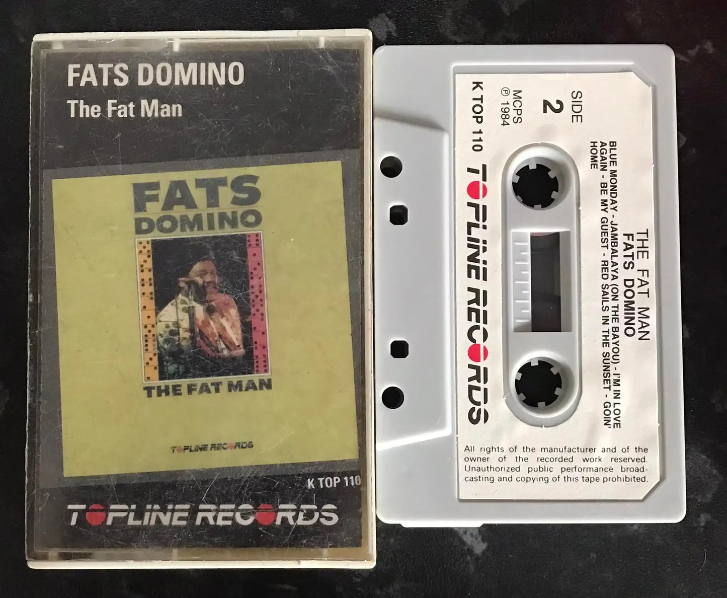 Fats Domino, The Fat Man Album, k top 110, Vintage Cassette Magretro