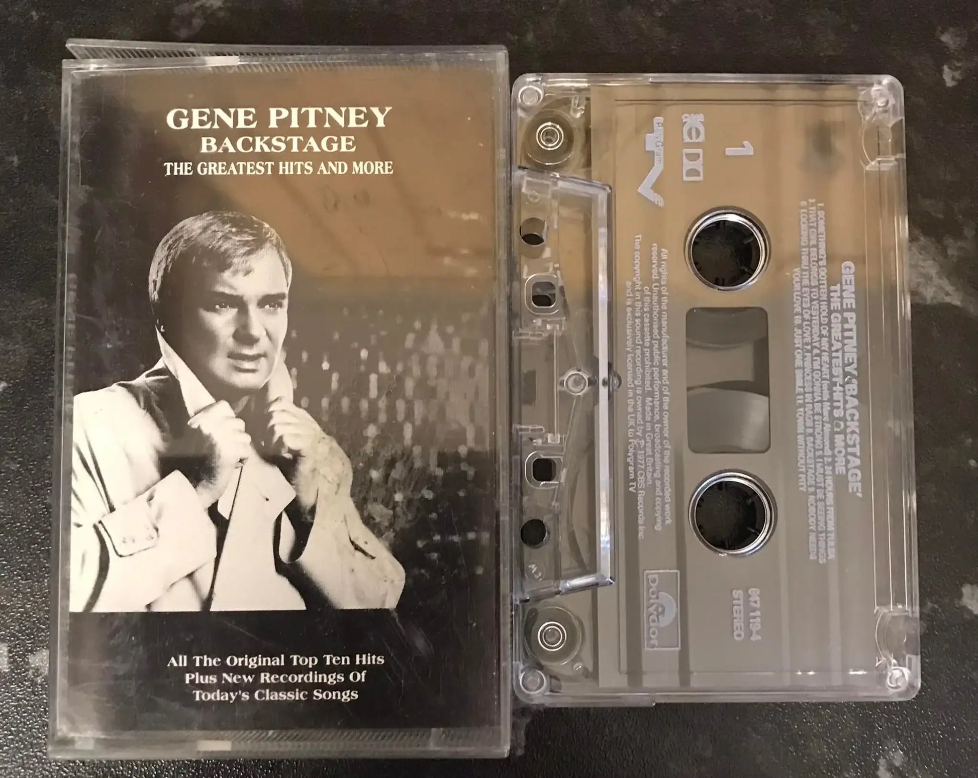 Gene Pitney, Backstage Album, Greatest Hits and More, Polygram TV, 847 119-4 Magretro