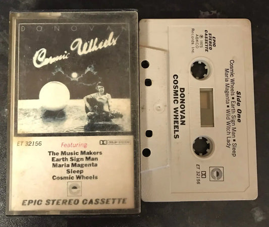 Donovan, Cosmic Wheels Album, Epic, ET 32156, Vintage Cassette Magretro