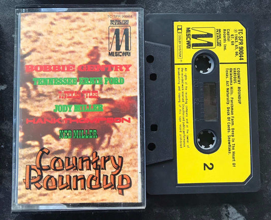 Country Roundup Album, Musicway Release, TC-SPR 90044, Vintage Cassette Magretro