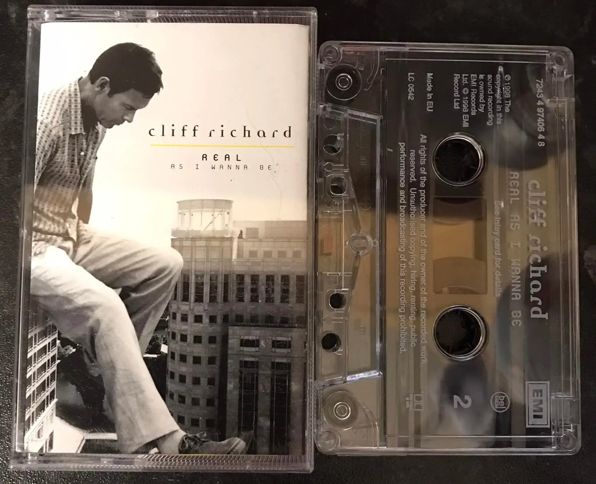 Cliff Richard, Real As I Wanna Be Album, EMI, 4974064, Vintage Cassette Magretro