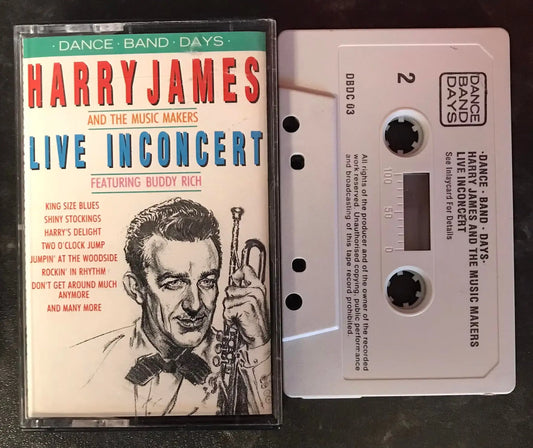 Harry James Live in Concert, Prism Leisure Corporation, DBDC 03,Vintage Cassette Magretro