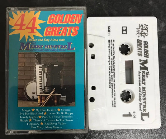 44 Golden Greats with the Merry Minstrel, SC 811, Swingalong, Vintage Cassette Magretro