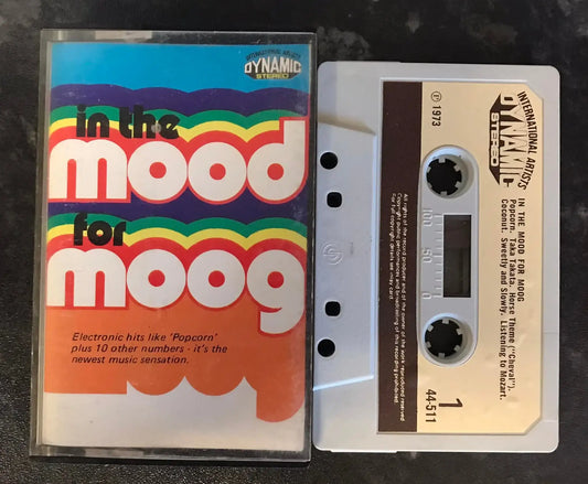 In The Mood For Moog Album, Dynamic, 44-511, Vintage Cassette Magretro