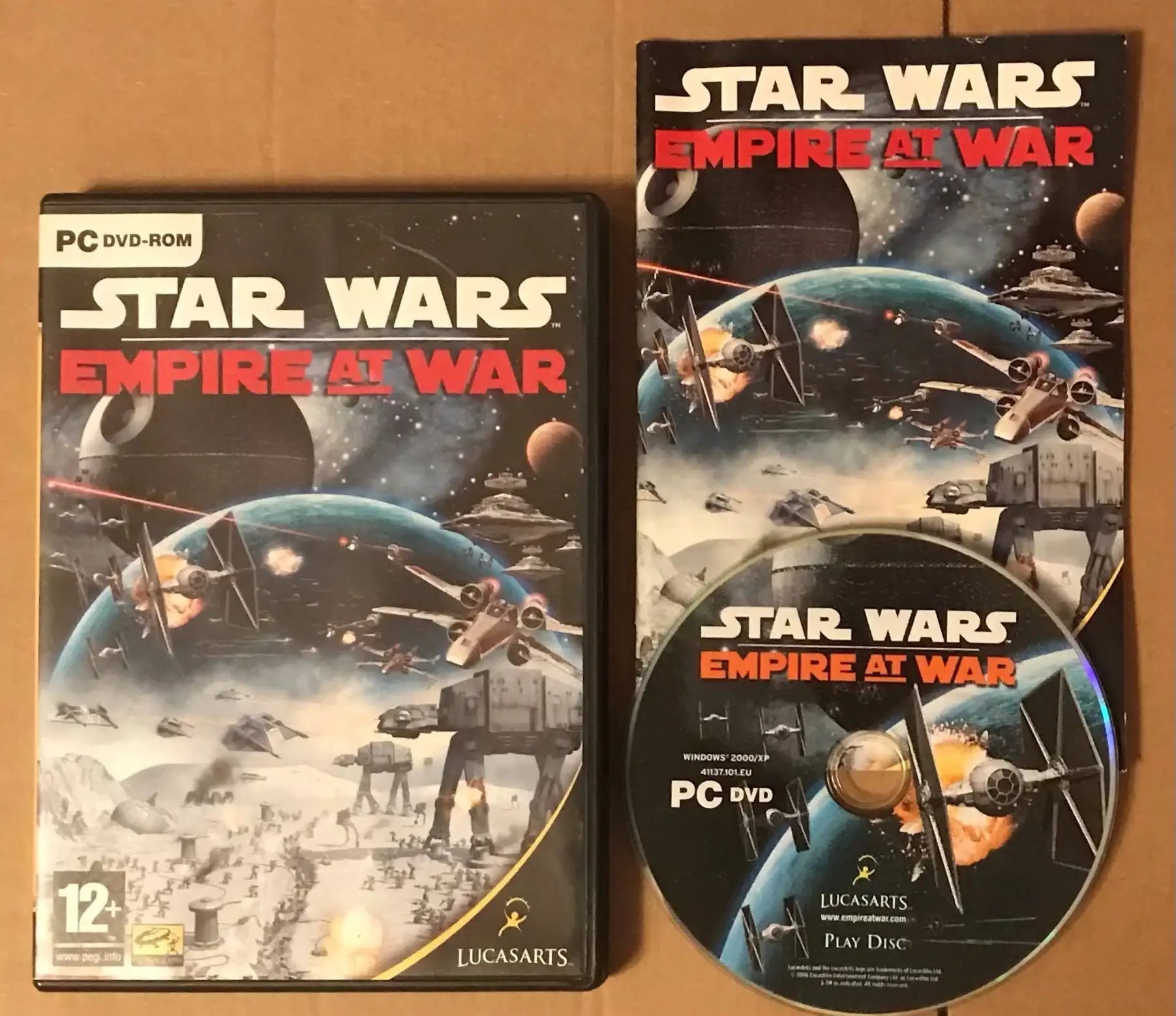 STAR WARS : EMPIRE AT WAR 2006 RTS PC GAME DVD from Lucasarts Magretro