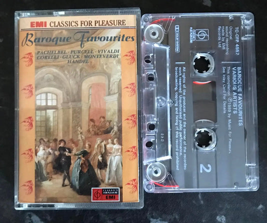 Baroque Favourites Album, Classics for Pleasure, TC-CFP 4557, Vintage Cassette Magretro