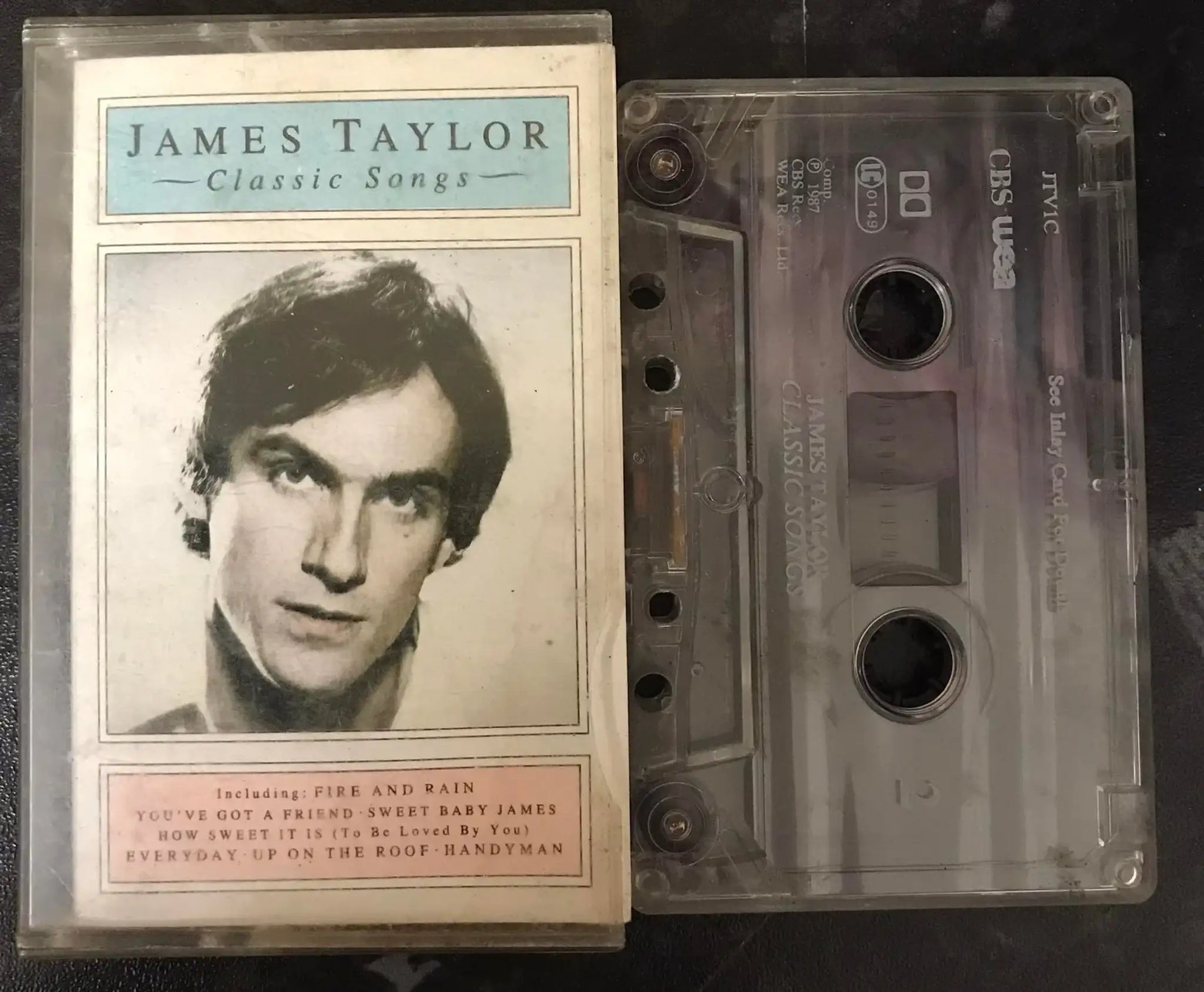James Taylor, Classic Songs Album, CBS,JTV1C, WEA,241089-4 Magretro