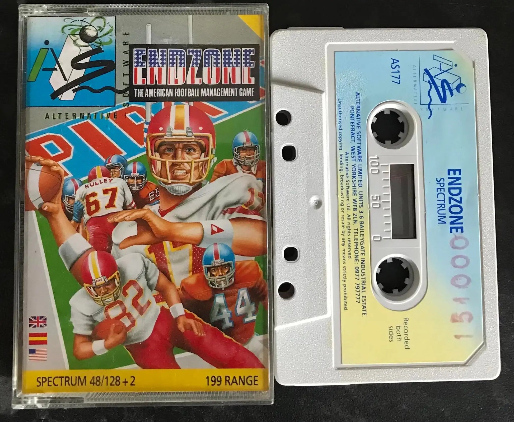 Endzone, ZX Spectrum, Alternative Software Magretro