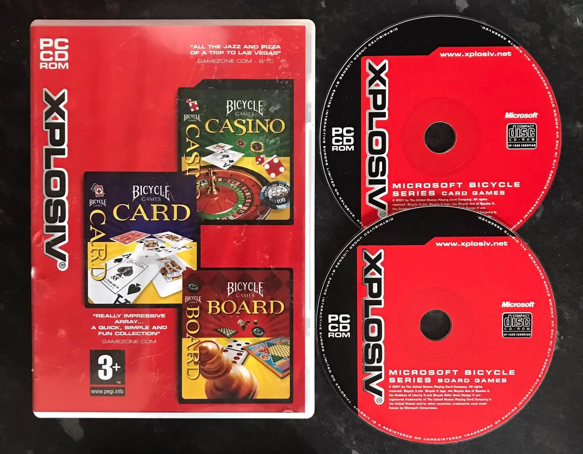 Xplosiv Pack, Microsoft Bicycle Series, Casino, Card, Board Games, PC Game Magretro