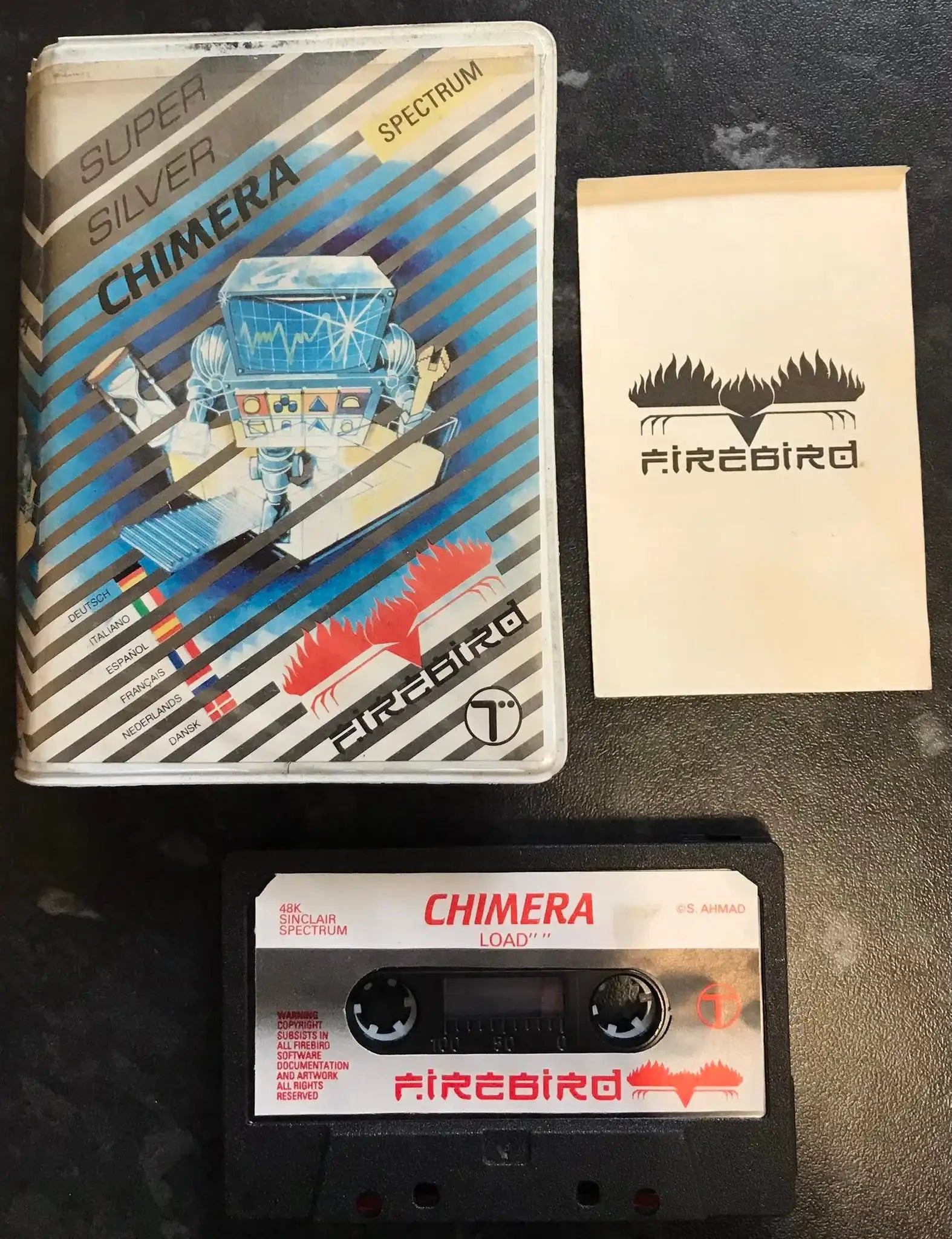 Chimera, ZX Spectrum by Firebird, WORKING Magretro