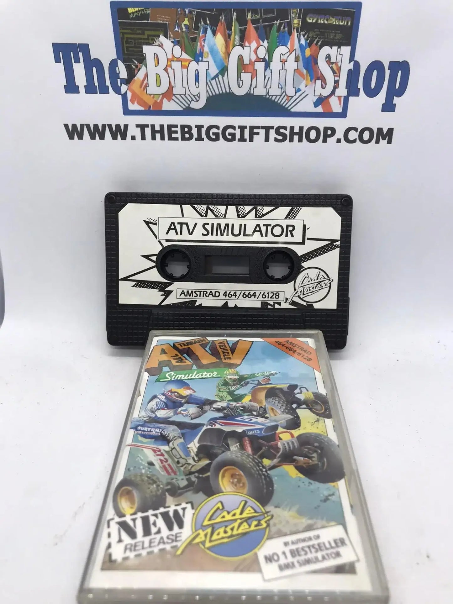 ATV Simulator, CPC 464 / 664 Released by Codemasters Magretro