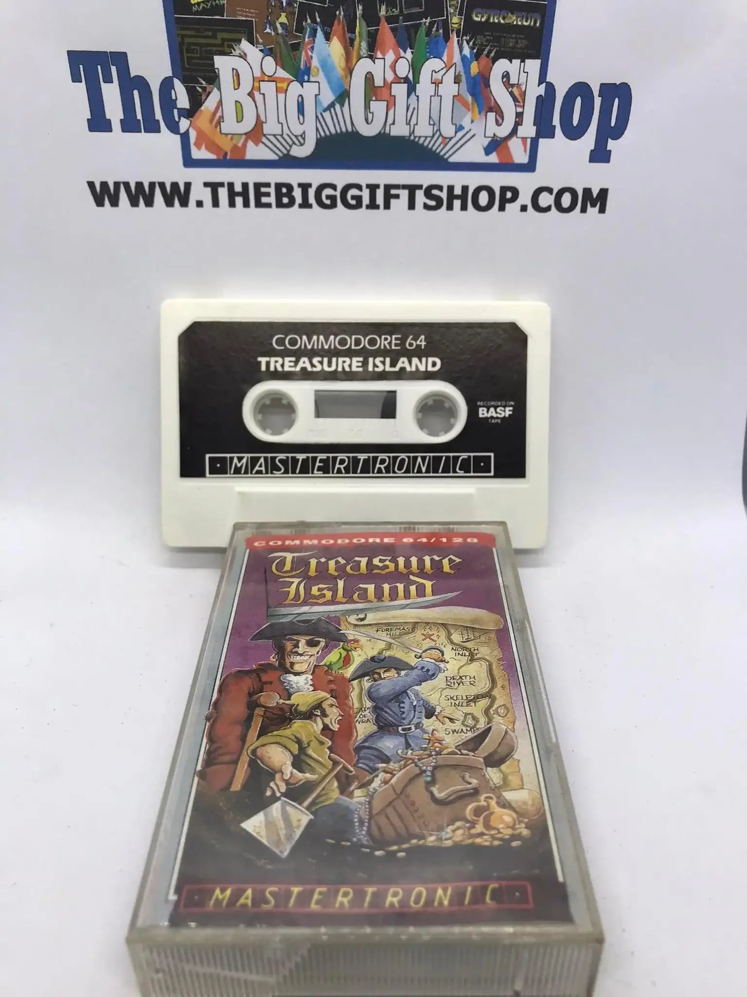 Treasure Island, C64 Game, Released by Mastertronic, RARE, WORKING Magretro