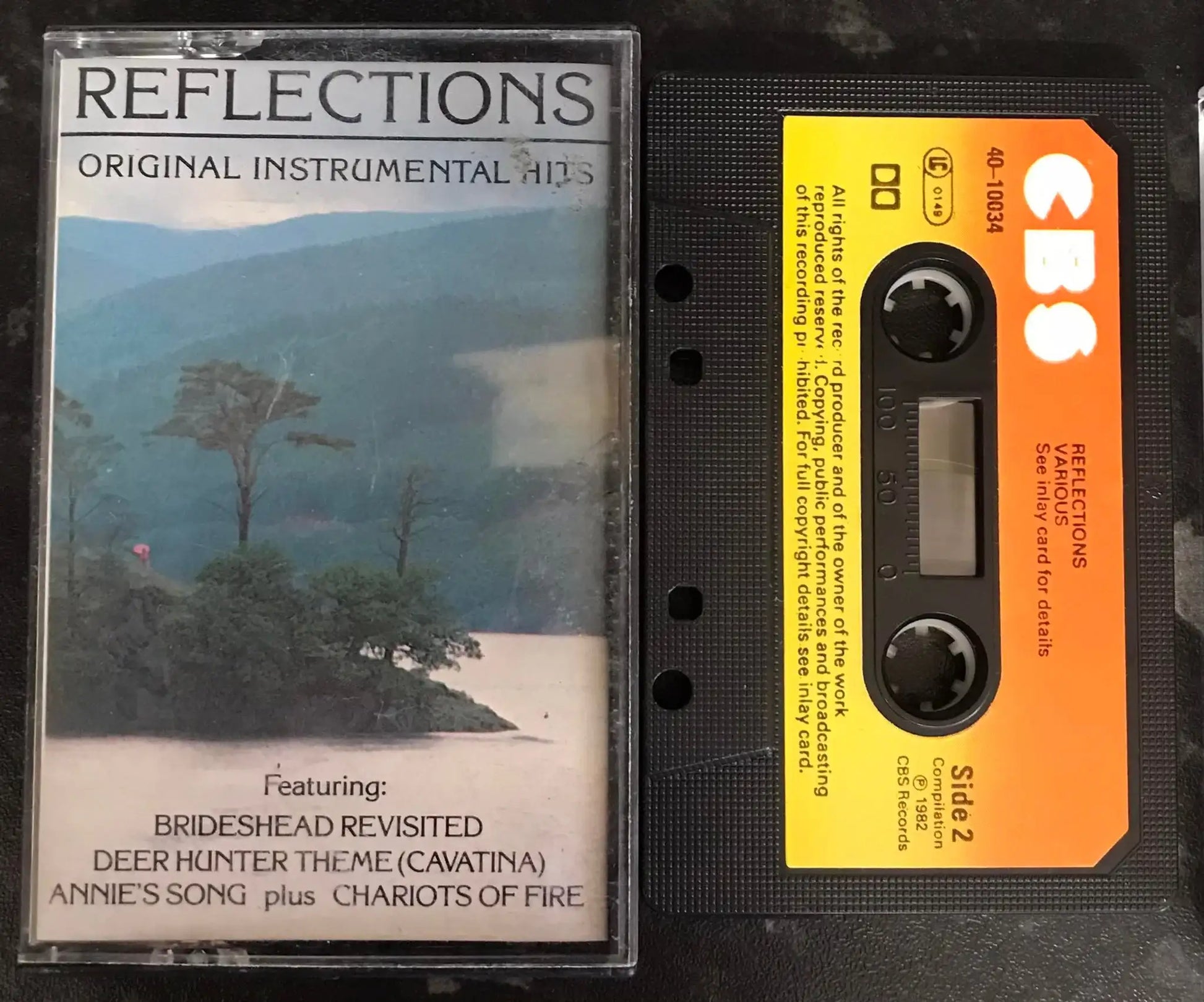 Reflections, Original Instrumental Hits, CBS, 40-10034, Vintage Cassette Magretro