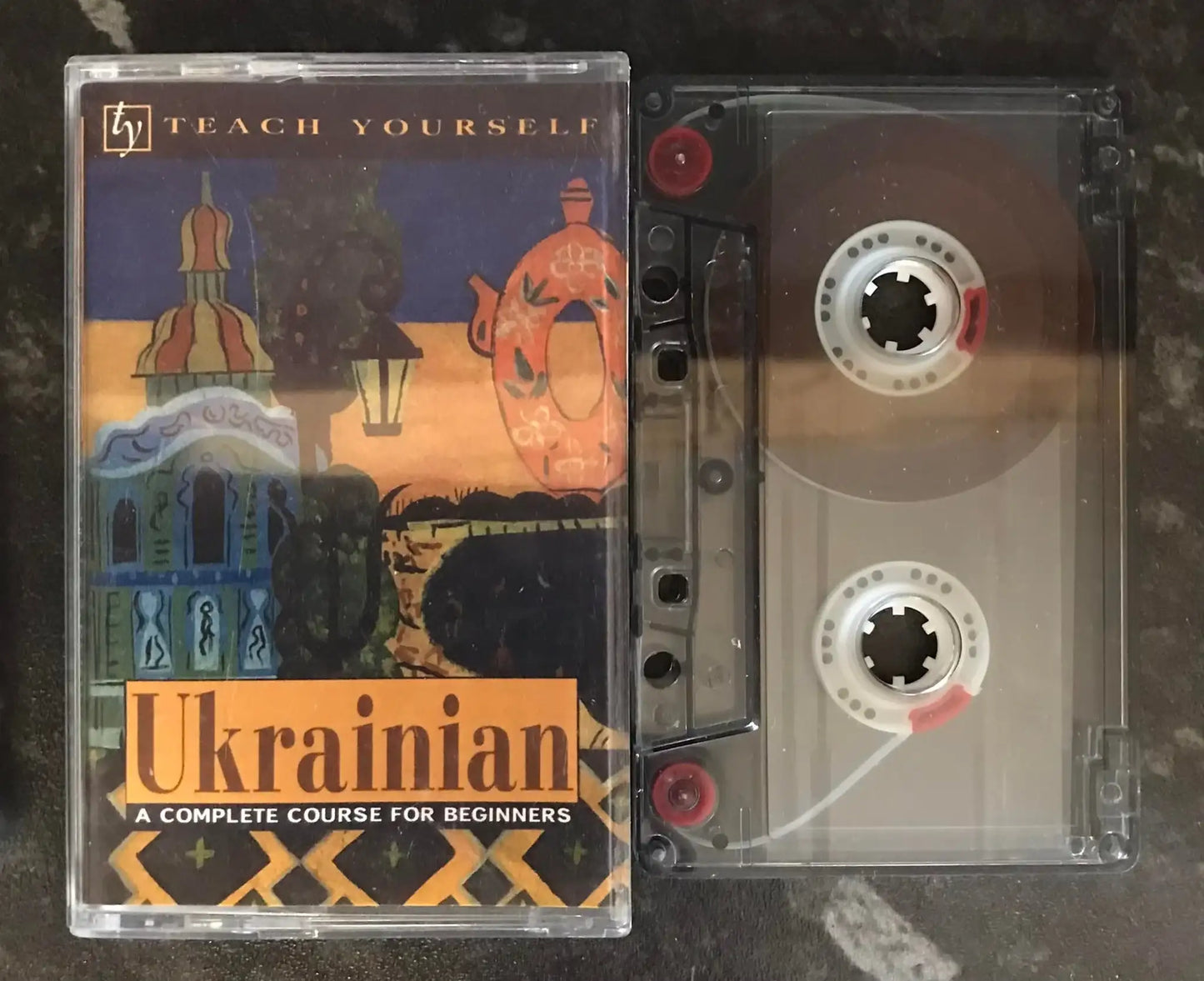 TEACH YOURSELF UKRAINIAN, Olena Bekh and James Dingley, 1997, Vintage Cassette Magretro
