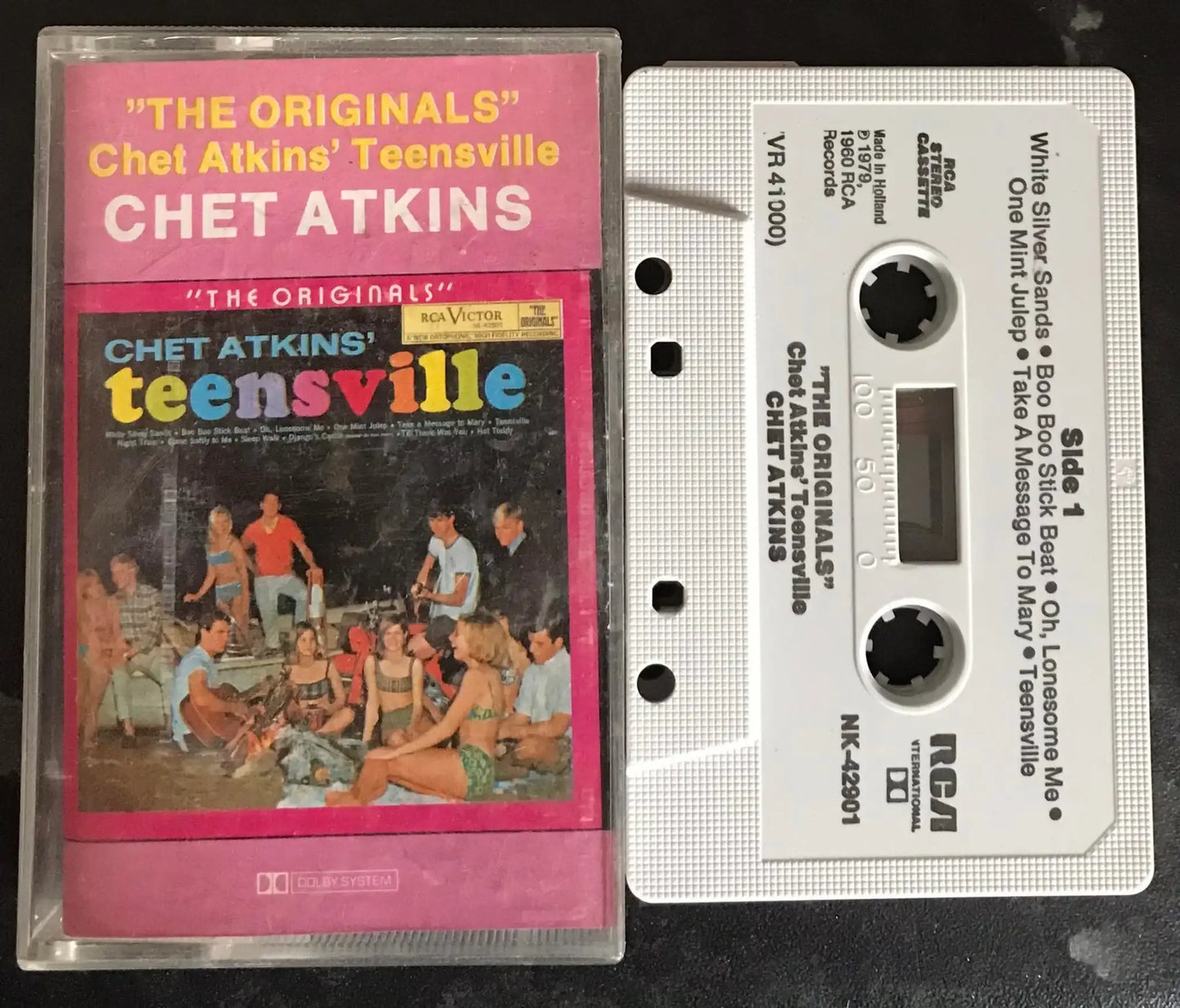 Chet Atkins, Teensville, The Originals, RCA, NK-42901, Vintage Cassette Magretro