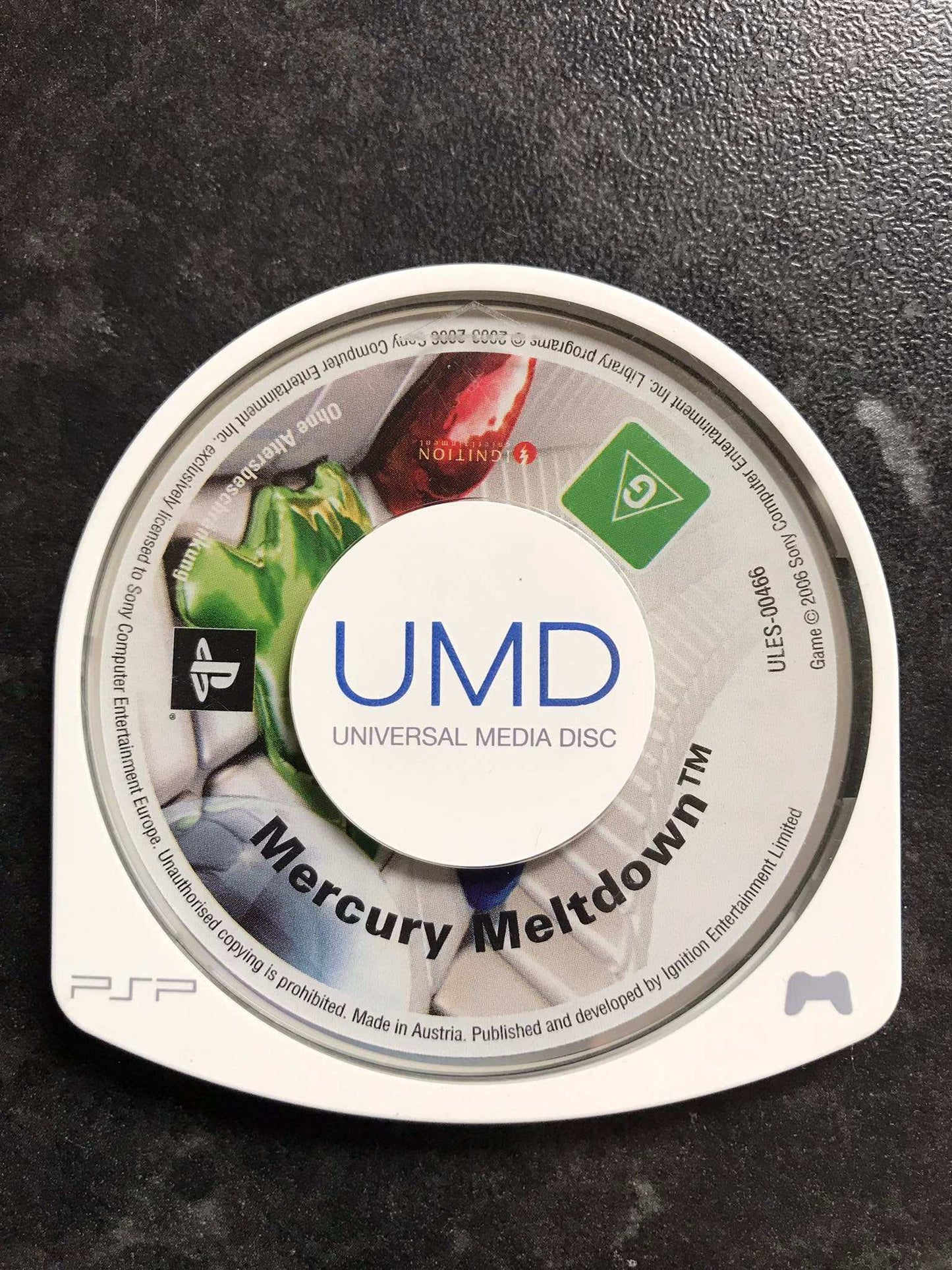 mercury meltdown, PSP game, No Box or Instructions Magretro