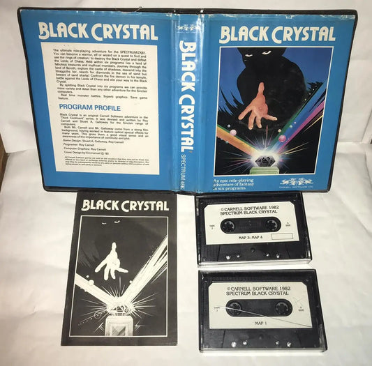Black Crystal Large Clamshell, ZX Spectrum by Carnell, Working Magretro