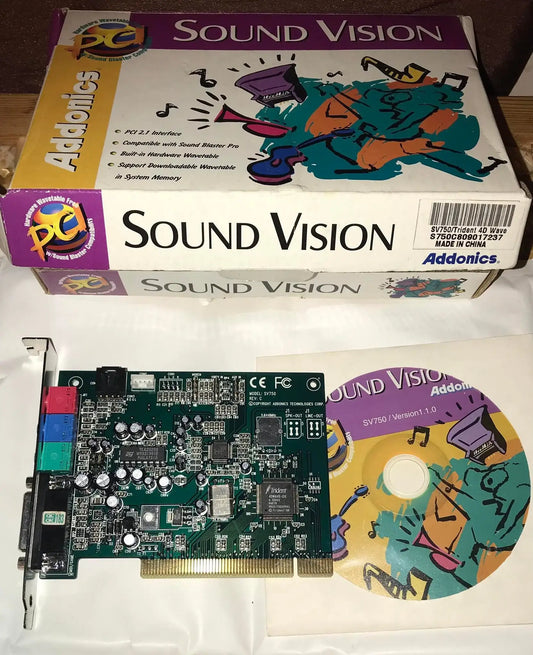 Addonics SV750 PCI Sound Card, PCI Trident 4DWAVE Magretro
